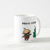 Baby Leslie Patricellis wählt einen Weihnachtsbaum Kaffeetasse (VorderseiteRechts)