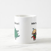 Baby Leslie Patricellis wählt einen Weihnachtsbaum Kaffeetasse (Mittel)