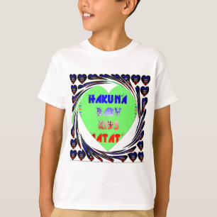 Baby Leuchtende Herzen Hakuna Matata Baby Kinder D T-Shirt