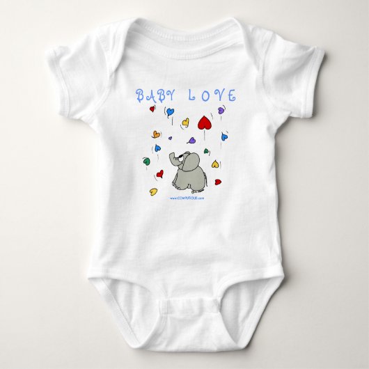BABY-LIEBE (Blau oder Shirt (Vorderseite)