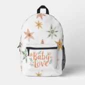 Baby Liebe boho Bedruckter Rucksack (Vorderseite)