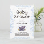 Baby-Liebe-Feier-Vibes Einladung (Stehend Vorderseite)