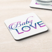 Baby-Liebe Getränkeuntersetzer (Linke Seite)