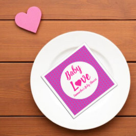Baby Liebe Heart Baby Dusche Serviette