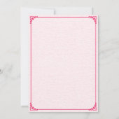 Baby Liebe Herzballoons Kinderdusche Einladung (Rückseite)