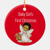 Baby-Liebe Keramik Ornament (Hinten)