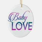 Baby-Liebe Keramik Ornament (Rechts)