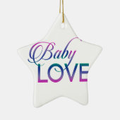 Baby-Liebe Keramik Ornament (Rechts)