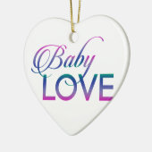 Baby-Liebe Keramikornament (Links)