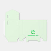 Baby Liebe Kleeblatt Babydusche Geschenkschachtel (Ungefaltet)