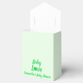Baby Liebe Kleeblatt Babydusche Geschenkschachtel (Geöffnet)