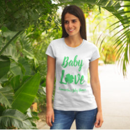 Baby Liebe Kleeblatt Babydusche T-Shirt