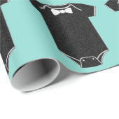 BABY Liebe Little Man Tuxedo Sprinkle Dusche Geschenkpapier (Rolleneckpunkt)