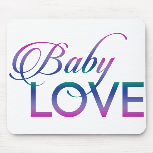 Baby-Liebe Mousepad (Vorne)