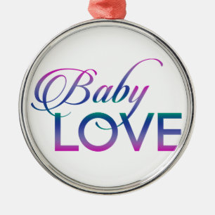 Baby-Liebe Ornament Aus Metall