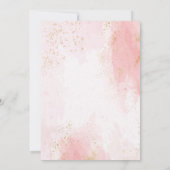 Baby Liebe Valentine Theme Kinderdusche Einladung (Rückseite)