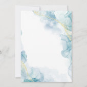 Baby Liebe Valentine Theme Kinderdusche Einladung (Rückseite)