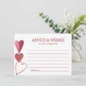 Baby Liebe Valentine Theme Kinderdusche Einladung (Stehend Vorderseite)