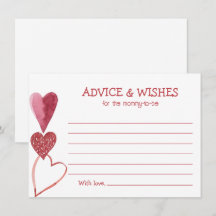 Baby Liebe Valentine Theme Kinderdusche Einladung