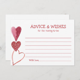 Baby Liebe Valentine Theme Kinderdusche Einladung