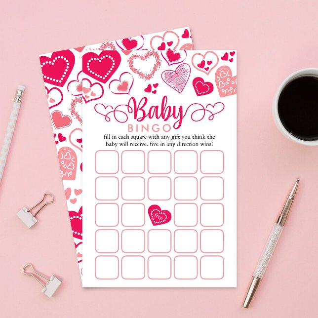 "Baby Liebe" Valentine's Day Baby Shower Bingo Gam (Von Creator hochgeladen)