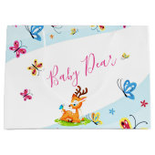 Baby Lieber (Hirsch) Brauch Große Geschenktüte (Vorderseite)