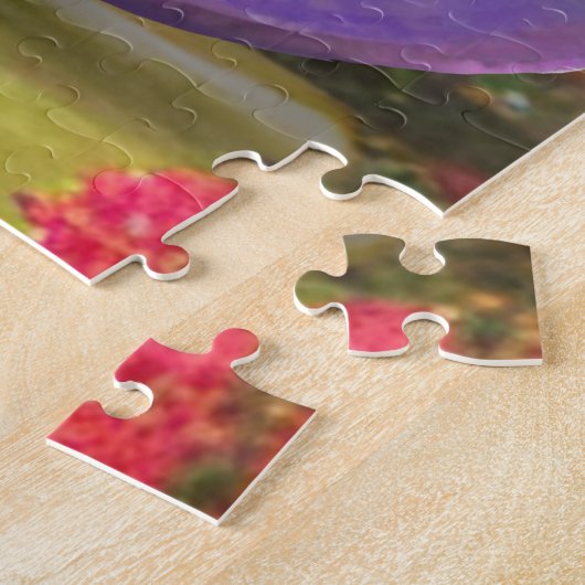 Baby Lila Dragon and Fantasy Mittelalterliche Burg Puzzle (Seite)