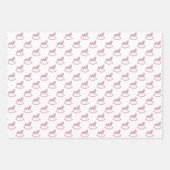 Baby Lilac Rocking Pferd Geschenkpapier Set (Vorderseite)