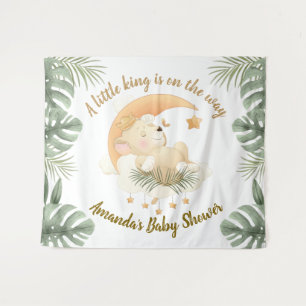 Baby Lion Baby Shower Tapestation Hintergrund Wandteppich