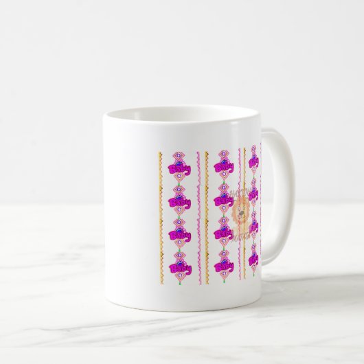 Baby Lion Cub Hakuna Matata Grafik Design Kaffeetasse (VorderseiteRechts)