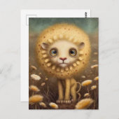 Baby Lion Cub Postcard Postkarte (Vorne/Hinten)