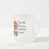 Baby Lion Hear Me Roar Tshirts and gifts Mattglastasse (VorderseiteRechts)