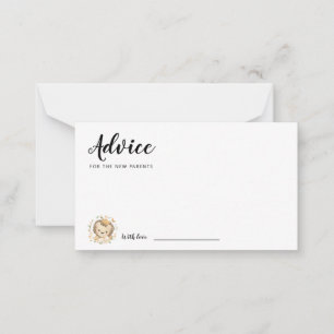 Baby Lion King Baby Boy Dusche Hinweiskarte