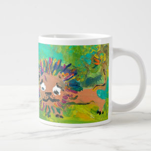 Baby Lion "Kunst von Kindern" Jumbo-Tasse