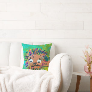 Baby Lion "Kunst von Kindern" Kissen
