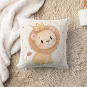 Baby Lion Nursery –Cute Animal Print for kids room Kissen (Decke)