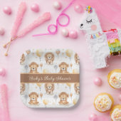 Baby Lion Personalisiert Baby Dusche Pappteller (Party)