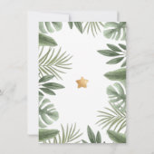 Baby Lion Safari Baby Dusche Danke Karte (Rückseite)