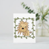 Baby Lion T - Shirt und Geschenke Postkarte (Stehend Vorderseite)
