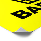 Baby Litter Funny Print Poster Sign Spaß (Ecke)