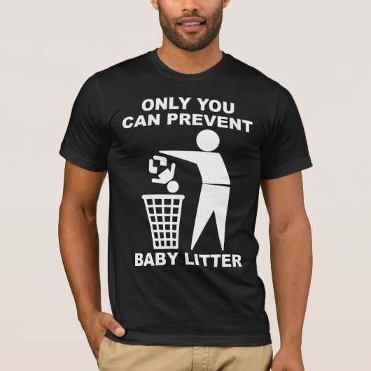 Baby Litter Funny Shirt Spaß (Vorderseite)