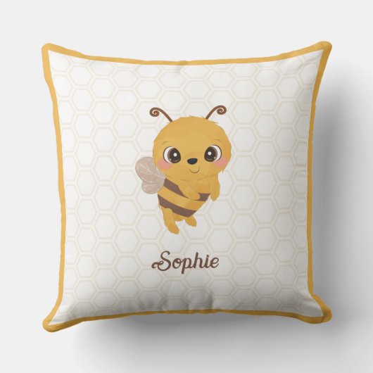 Baby Little Bee Mama Kissen (Rückseite)