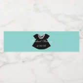 BABY Little Black Dress Dusche Sprinkle Party Wasserflaschenetikett (Einzelnes Label)