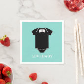 BABY Little Man Tuxedo Dusche Party Serviette (Beispiel)