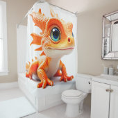 Baby Lizard Creature Duschvorhang (Beispiel)