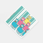 Baby Llama Serviette (Ecke)