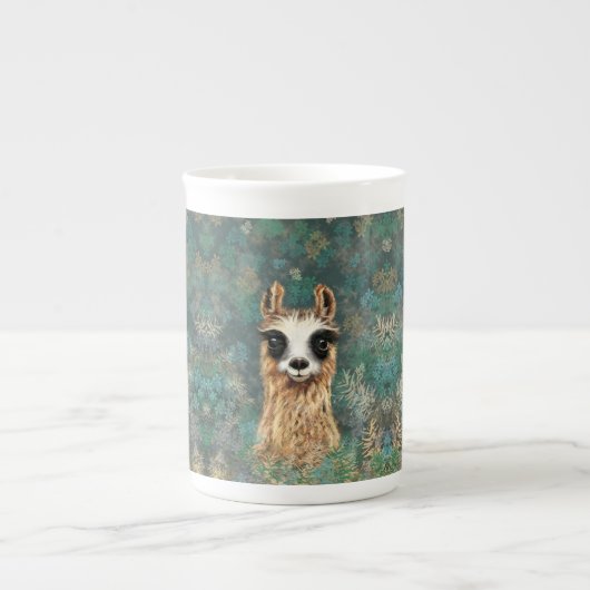 Baby Llama Tasse Geschenk Spaß - Malerei (Vorderseite)