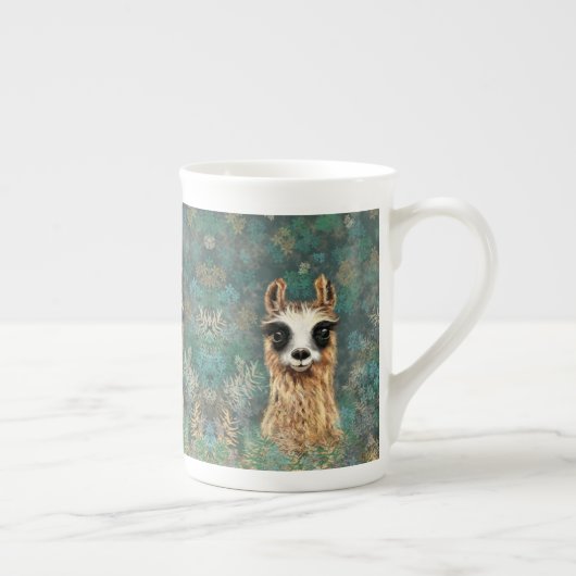Baby Llama Tasse Geschenk Spaß - Malerei (Rechts)