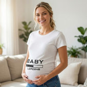 Baby Loading Funny Geeky Maternity T-Shirt