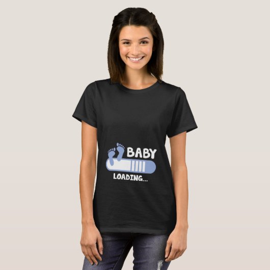 Baby Loading Maternity T - Shirt (Vorne ganz)